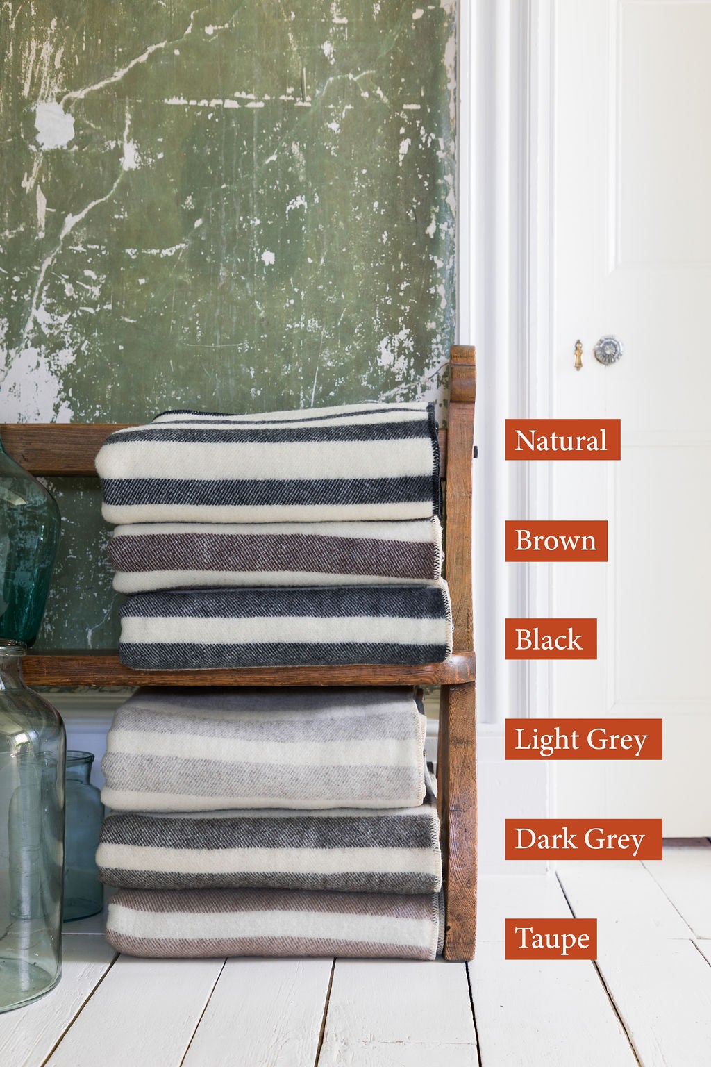 MacAusland's Canadian Wool Blanket Dark Grey Tweed | KOKITO